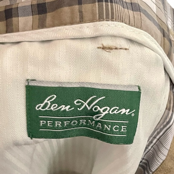 BEN HOGAN PERFORMANCE SIZE 32 BROWN PLAID GOLF SHORTS Size Small - Picture 6 of 7